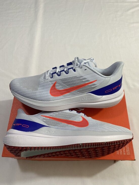 New Mens Size 14 Football Grey Nike Air Winflo 9 Running Shoes DD6203 006